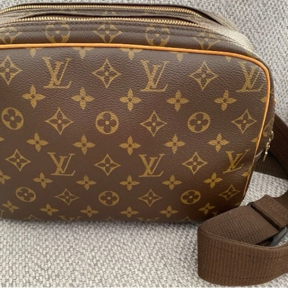 Louis Vuitton Monogram Brown and Tan Messenger Bag